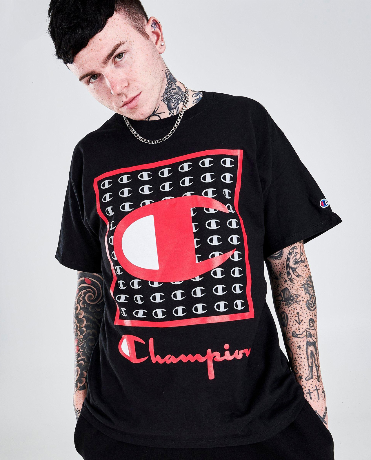 CHAMPION CLASSIC TAB GRAPHIC (BLACK)