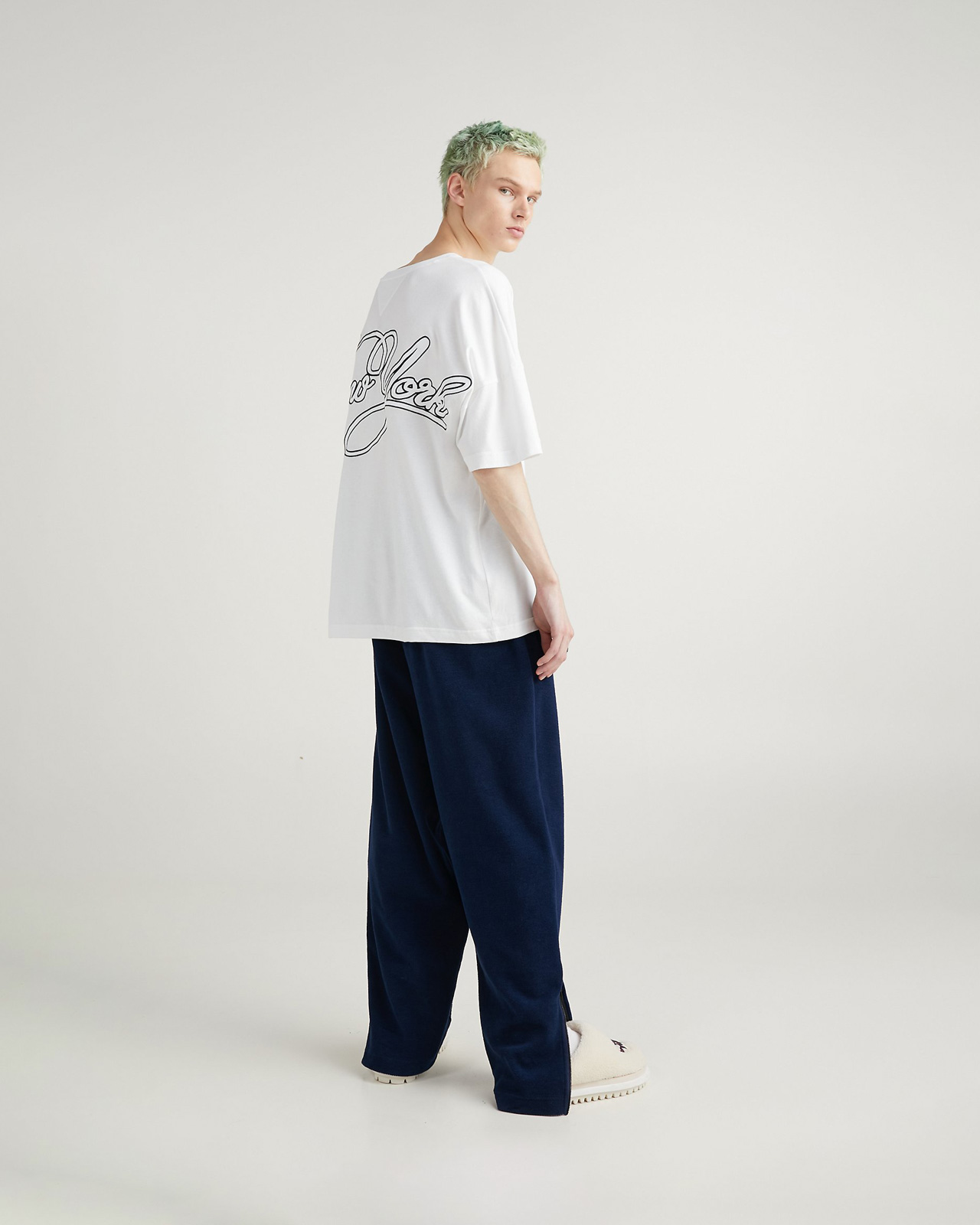 Tommy Jeans back New York logo white