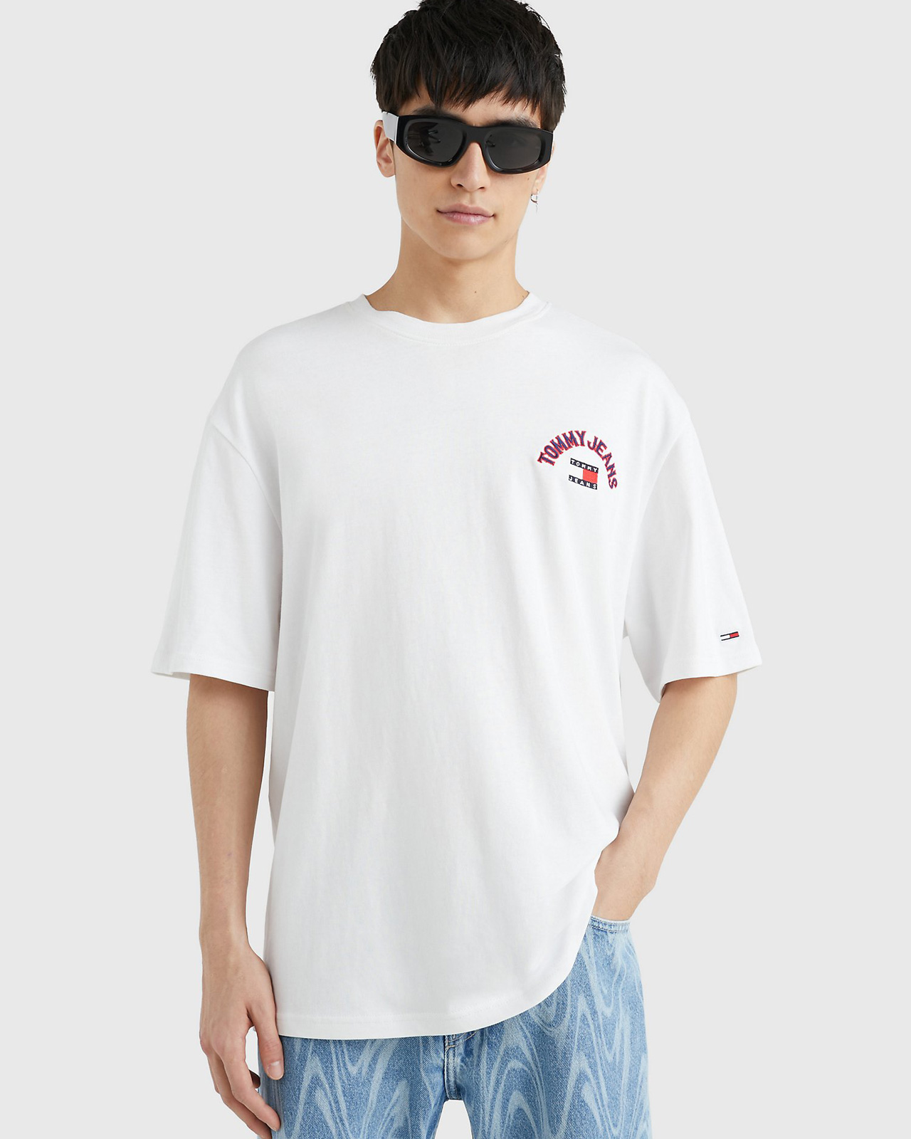 Tommy Jeans modern prep skater white
