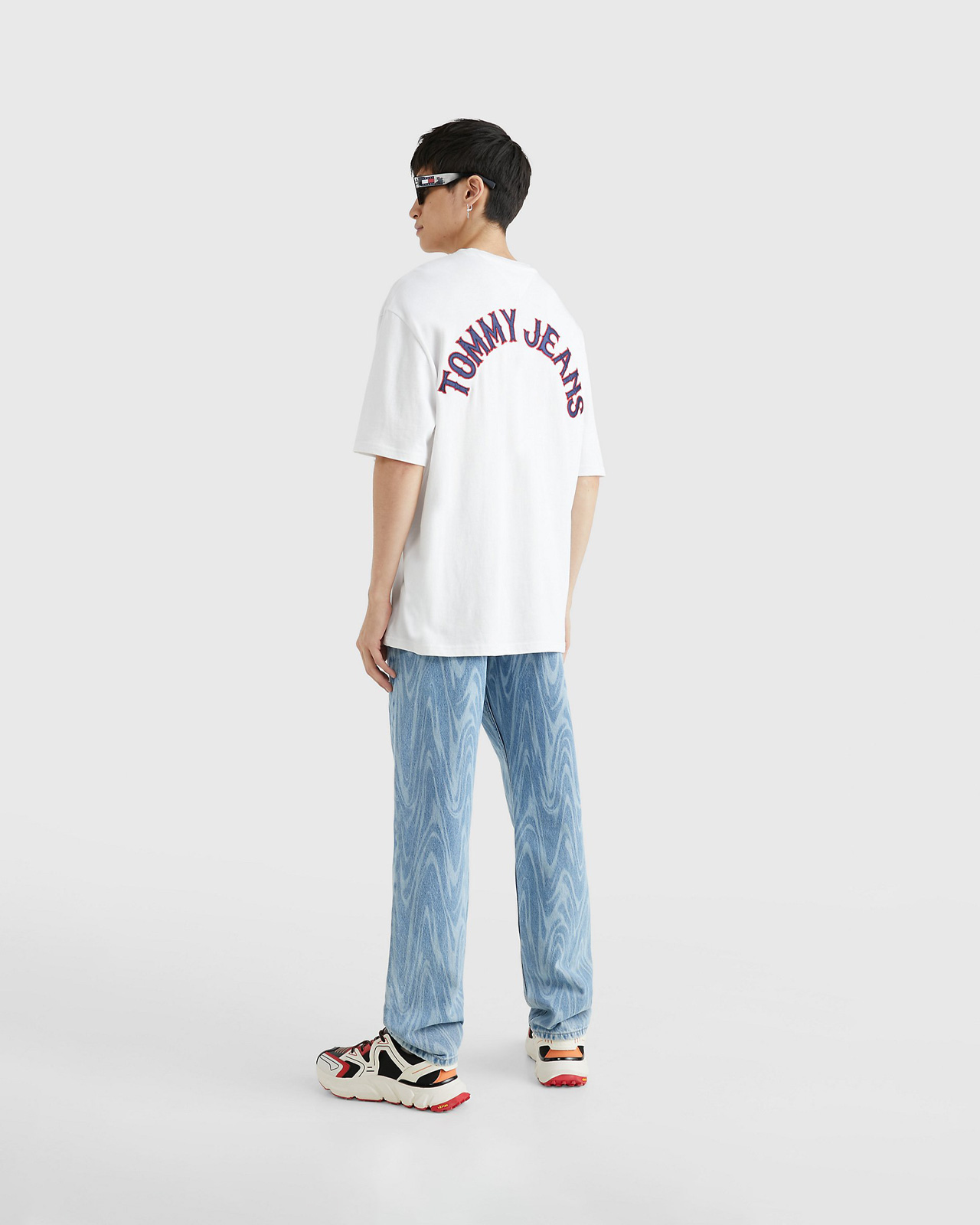 Tommy Jeans modern prep skater white