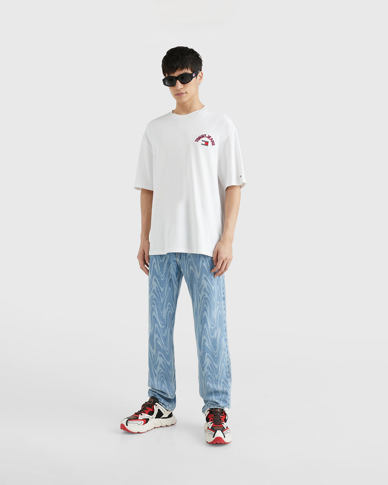 Tommy Jeans modern prep skater white