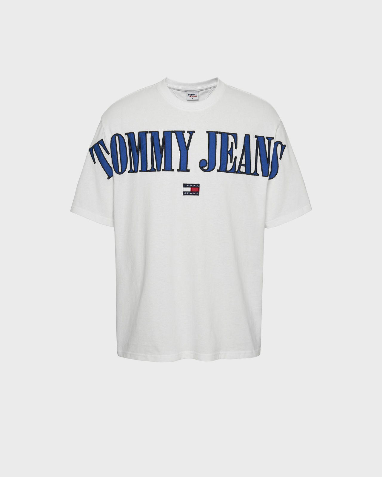 Tommy Jeans retro skater logo white